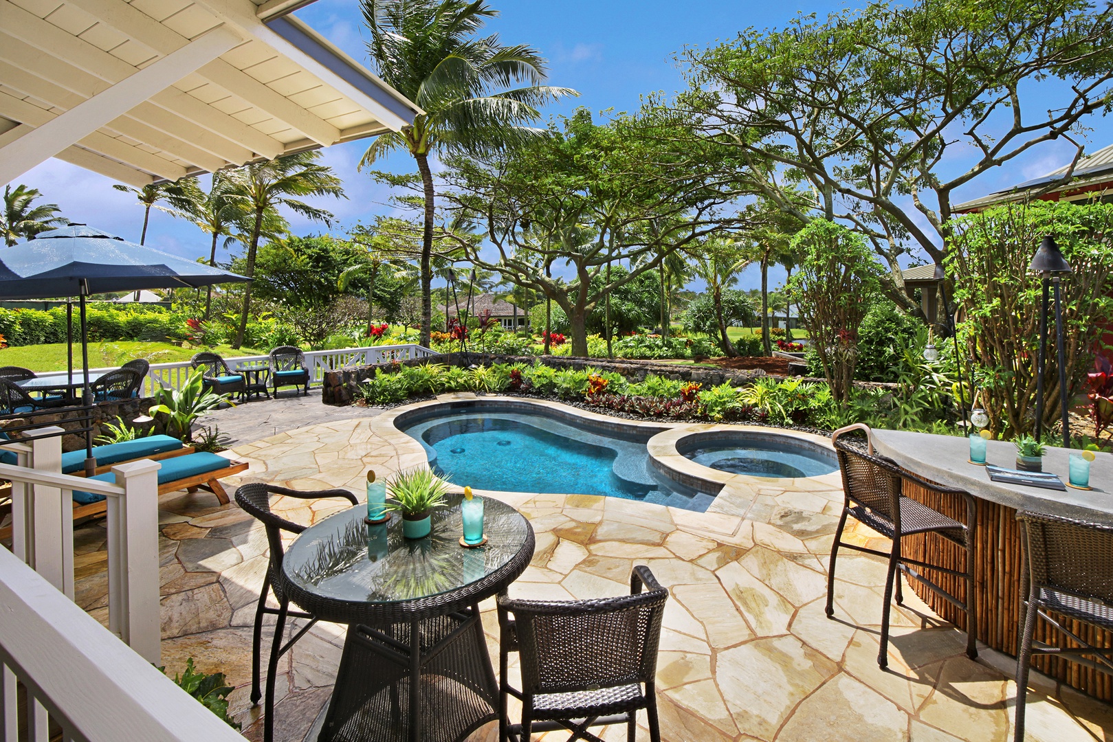 Koloa Vacation Rentals, Honu Hale at Kukui'ula - Lanai with ample seating