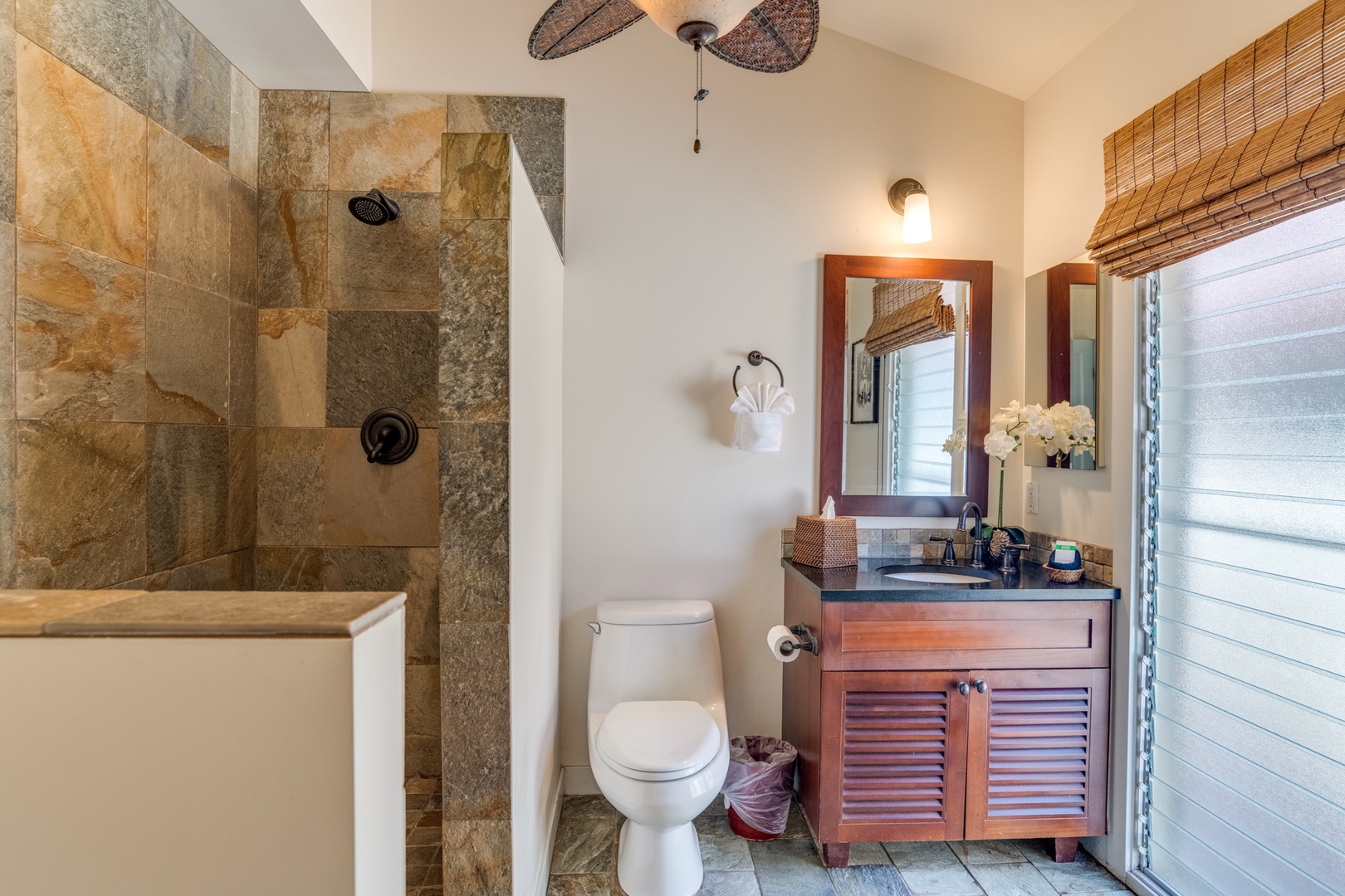 Lahaina Vacation Rentals, Aina Nalu D-207: Affordable luxury at it's best! - Walk-in Guest Shower