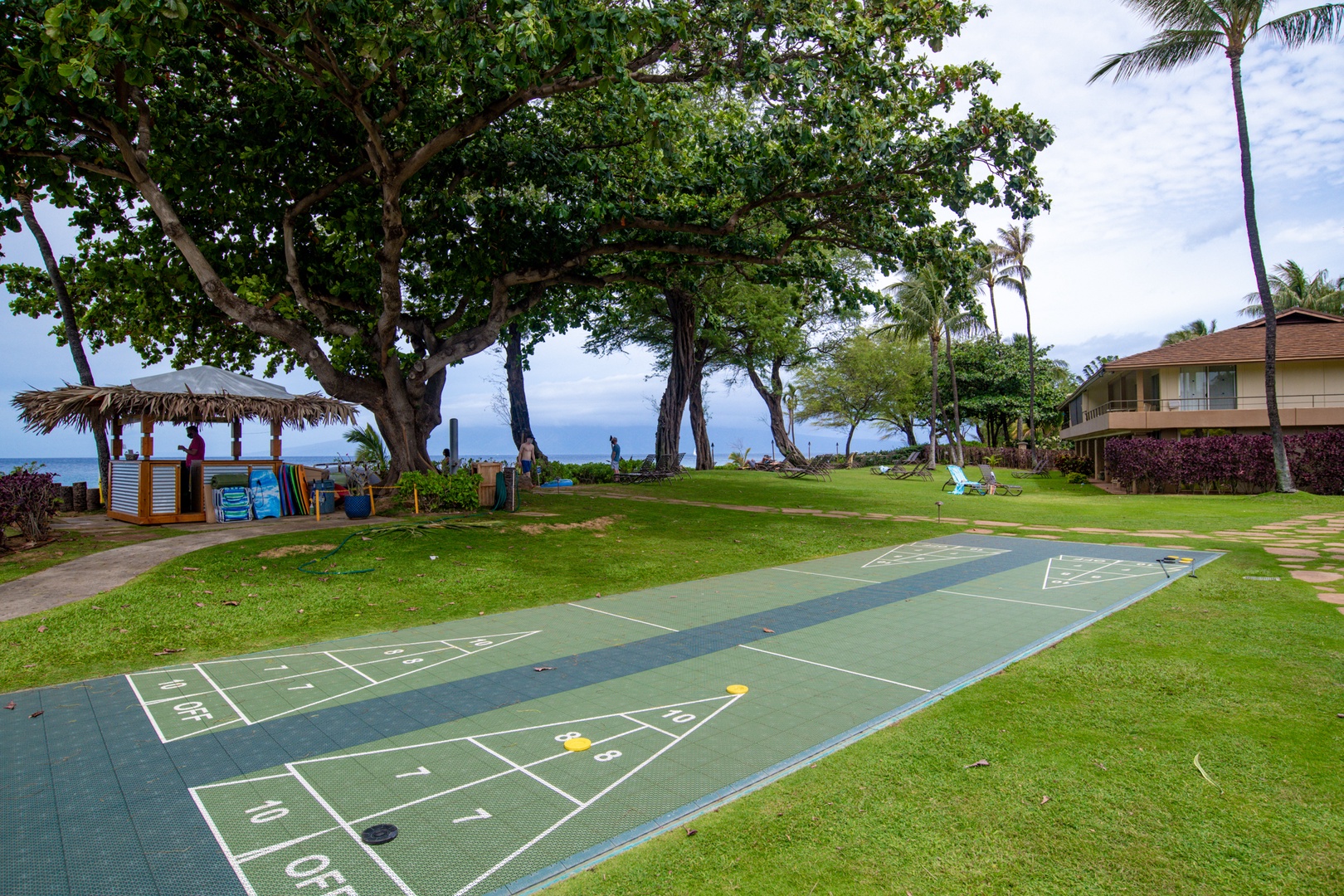 Lahaina Vacation Rentals, Maui Kaanapali Villas B225 - Shuffleboard with a view!