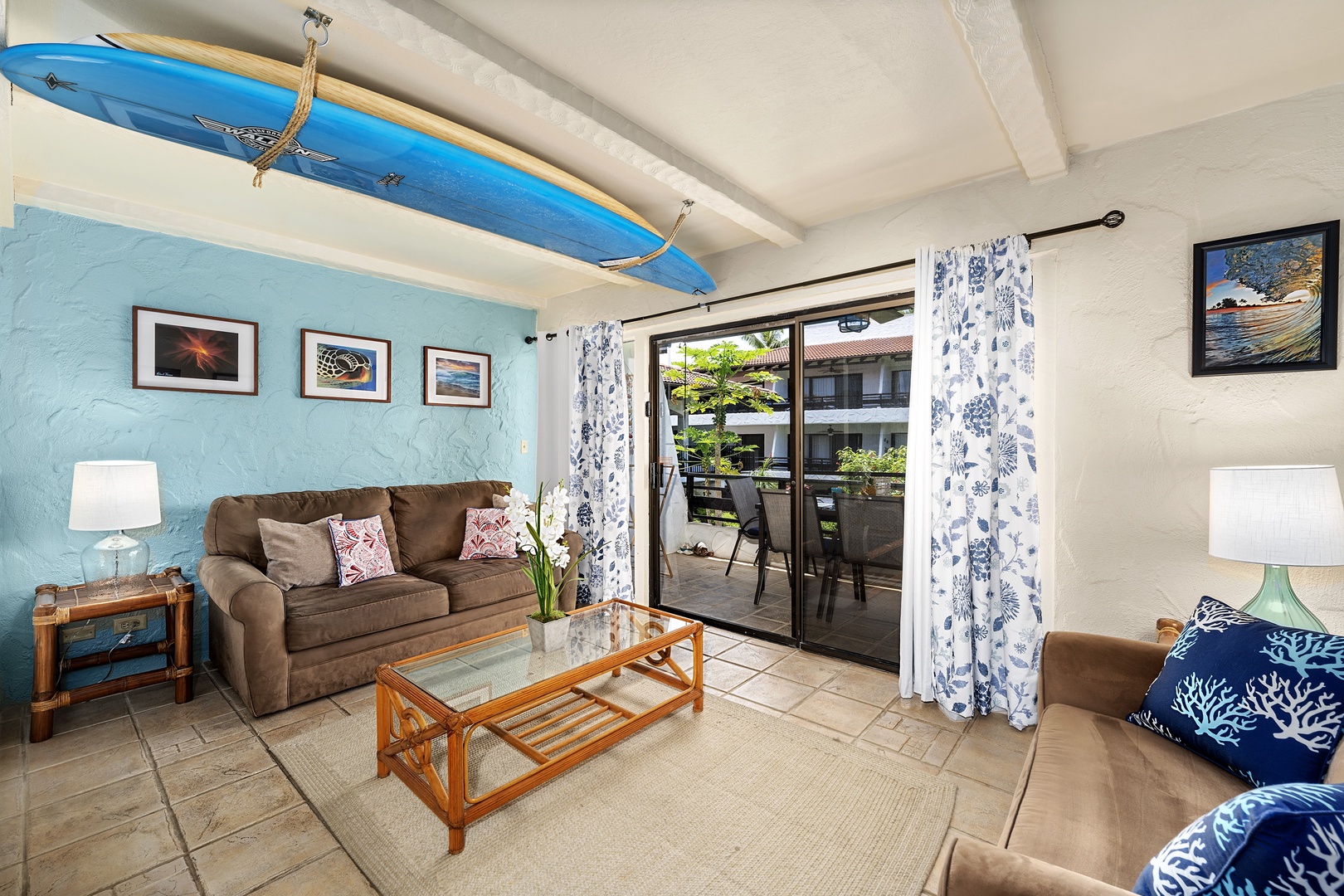 Kailua Kona Vacation Rentals, Casa De Emdeko 222 - Unit is equipped with sleeper sofas in the living room to accommodate a total of 4 guests