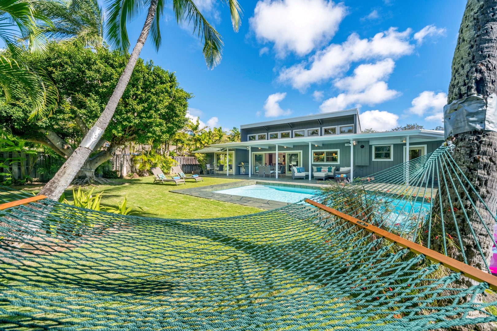 Honolulu Vacation Rentals, Hale Niuiki - Grab your favorite book and take it in on the hammock!