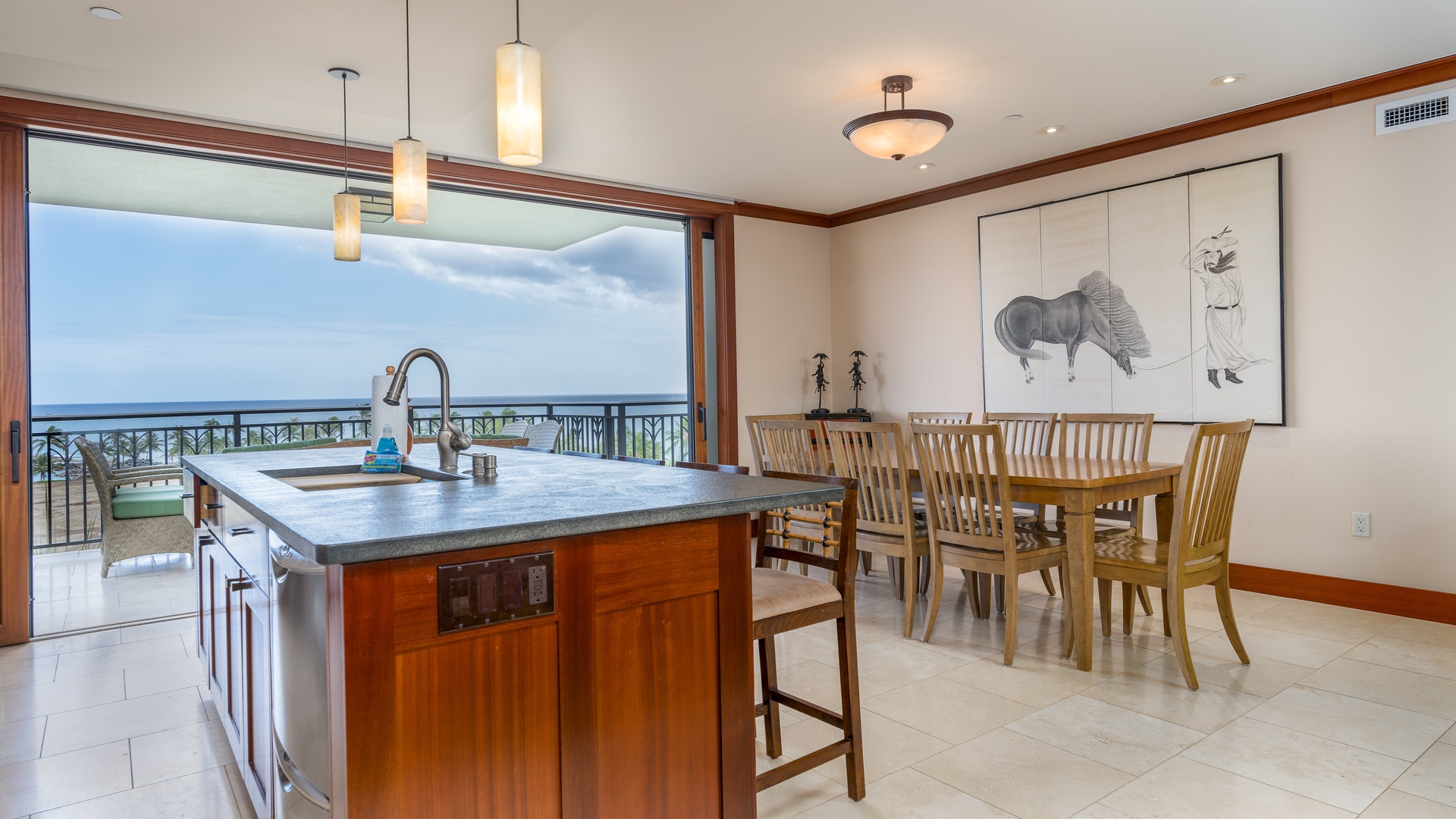 Kapolei Vacation Rentals, Ko Olina Beach Villas B701 - The views of the island and ocean breezes will relax and renew.