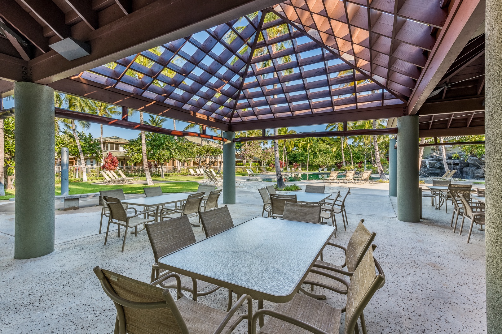 Kamuela Vacation Rentals, Mauna Lani Fairways #204 - The Fairways Communal Dining & Grilling Pavilion