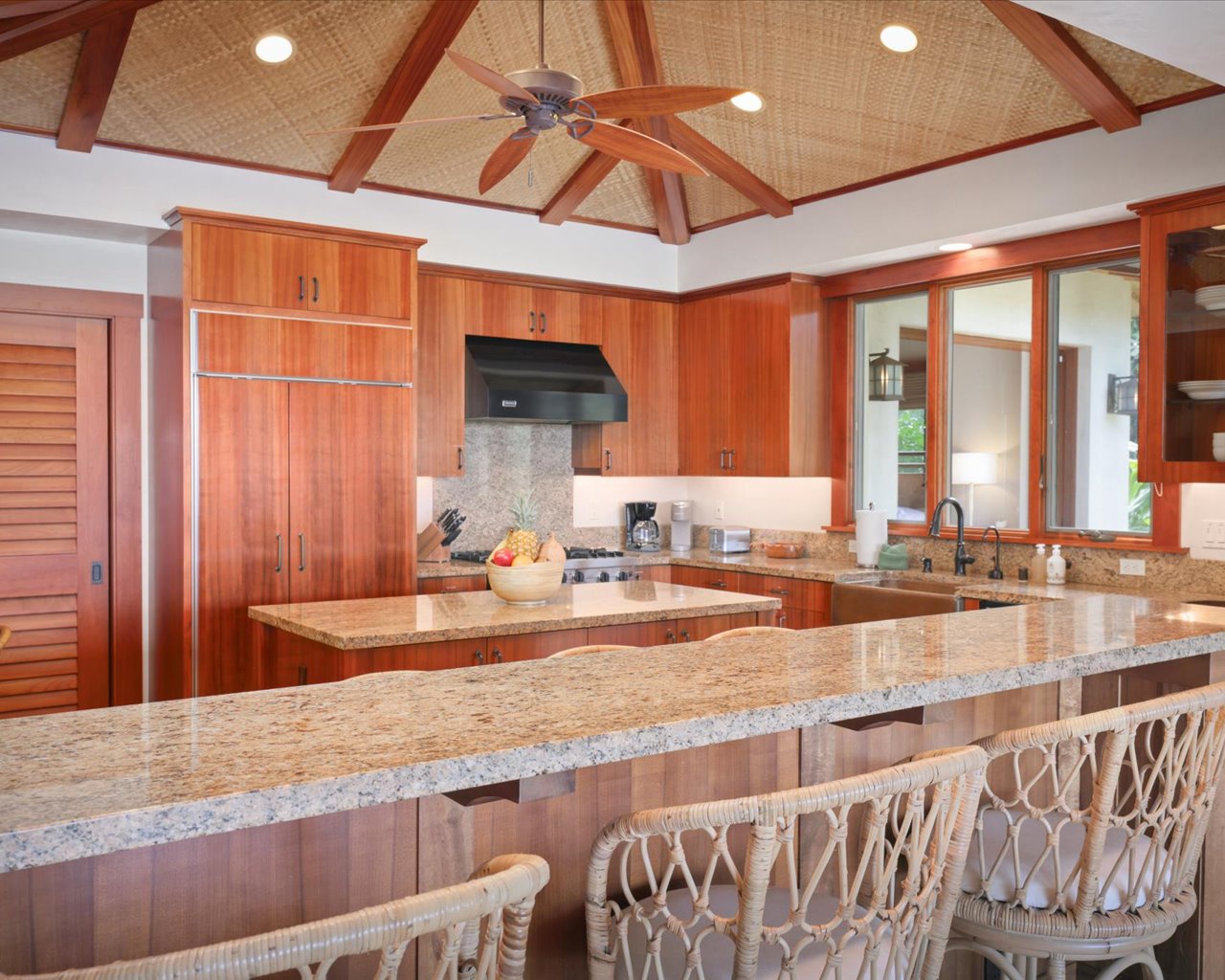 Kailua Kona Vacation Rentals, 3BD Pakui Street Estate (131) at Hualalai Resort - Gleaming granite & top-tier appliances- a chef’s delight