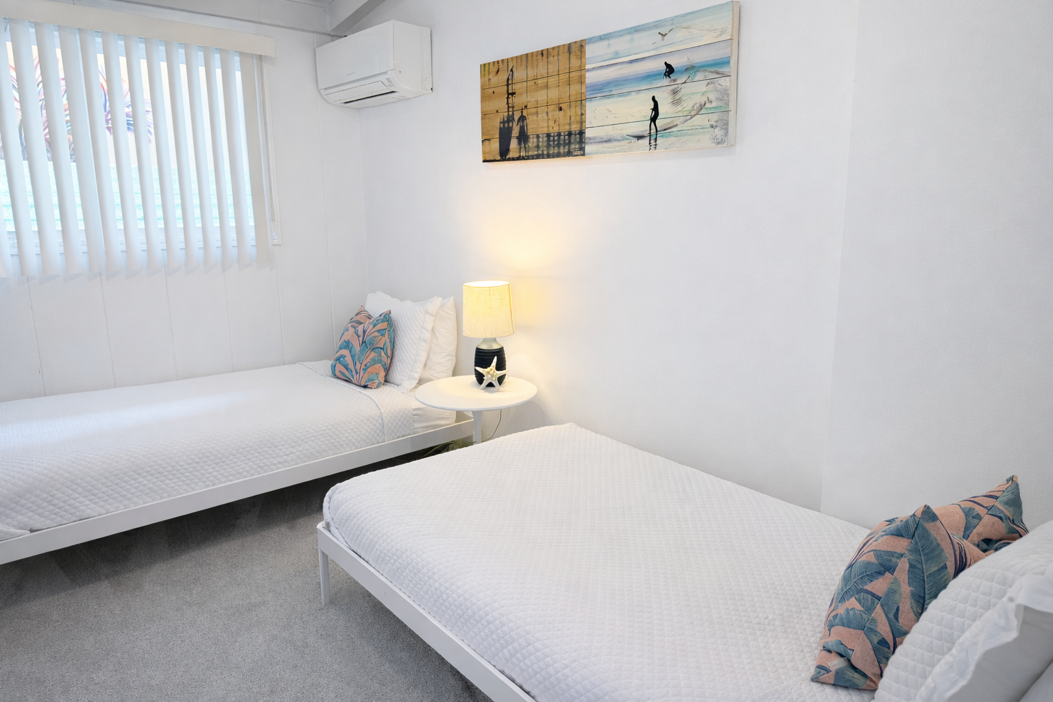 Honolulu Vacation Rentals, Ho'okipa Villa - Secondary bedroom with a twin bed, accessed through the first bedroom. Perfect kids get away!