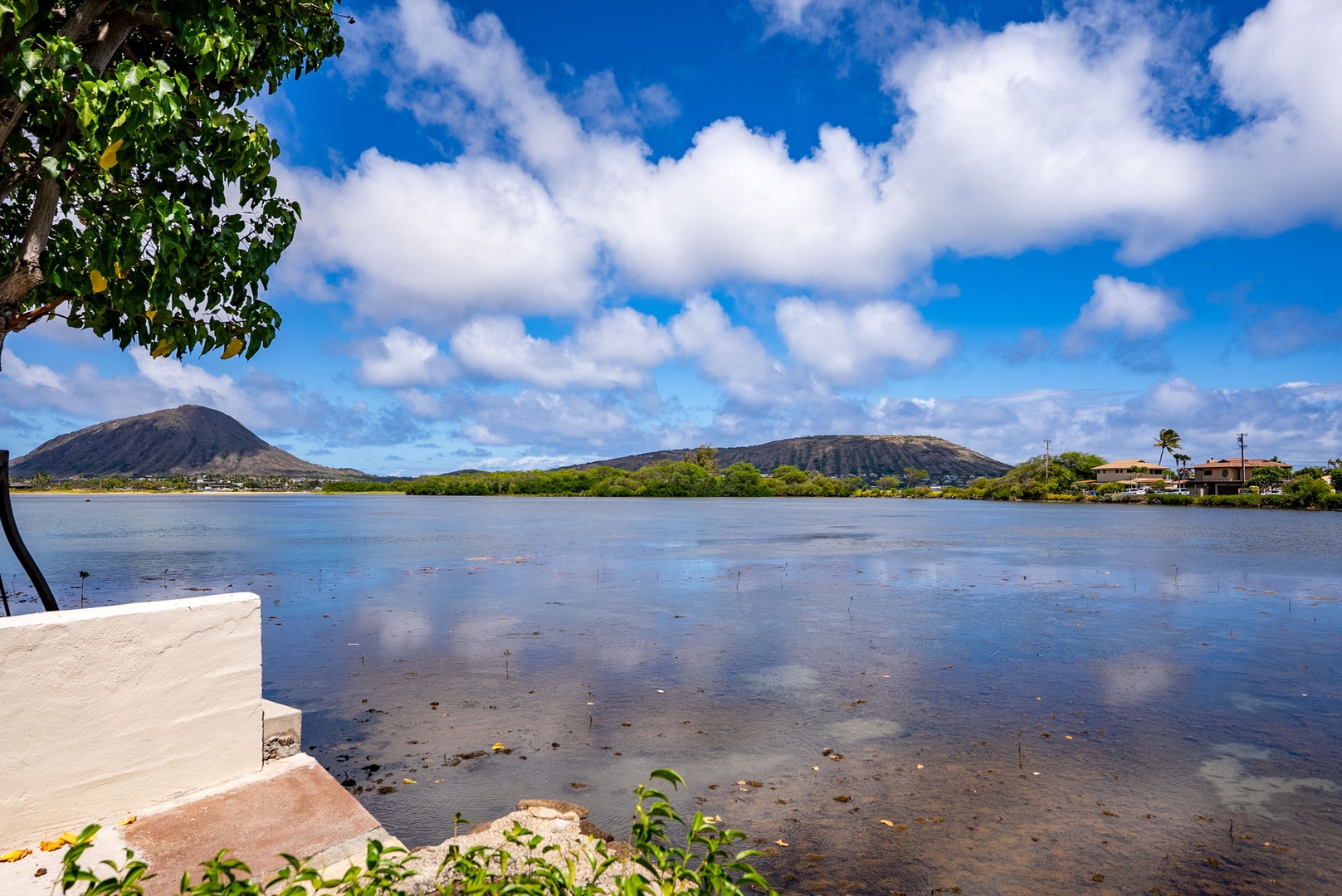 Honolulu Vacation Rentals, Honolulu Lagoonfront Villa - Steps from serenity—this is your private view from the water’s edge at Honolulu Lagoonfront Villa.