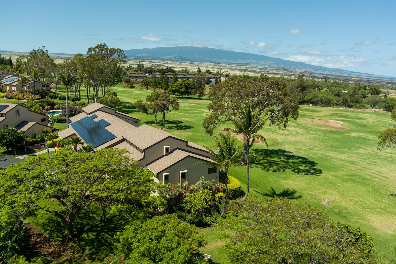 Waikoloa Vacation Rentals, Waikoloa Villas A107 - Aerial View of Building A Showing Corner Unit A107