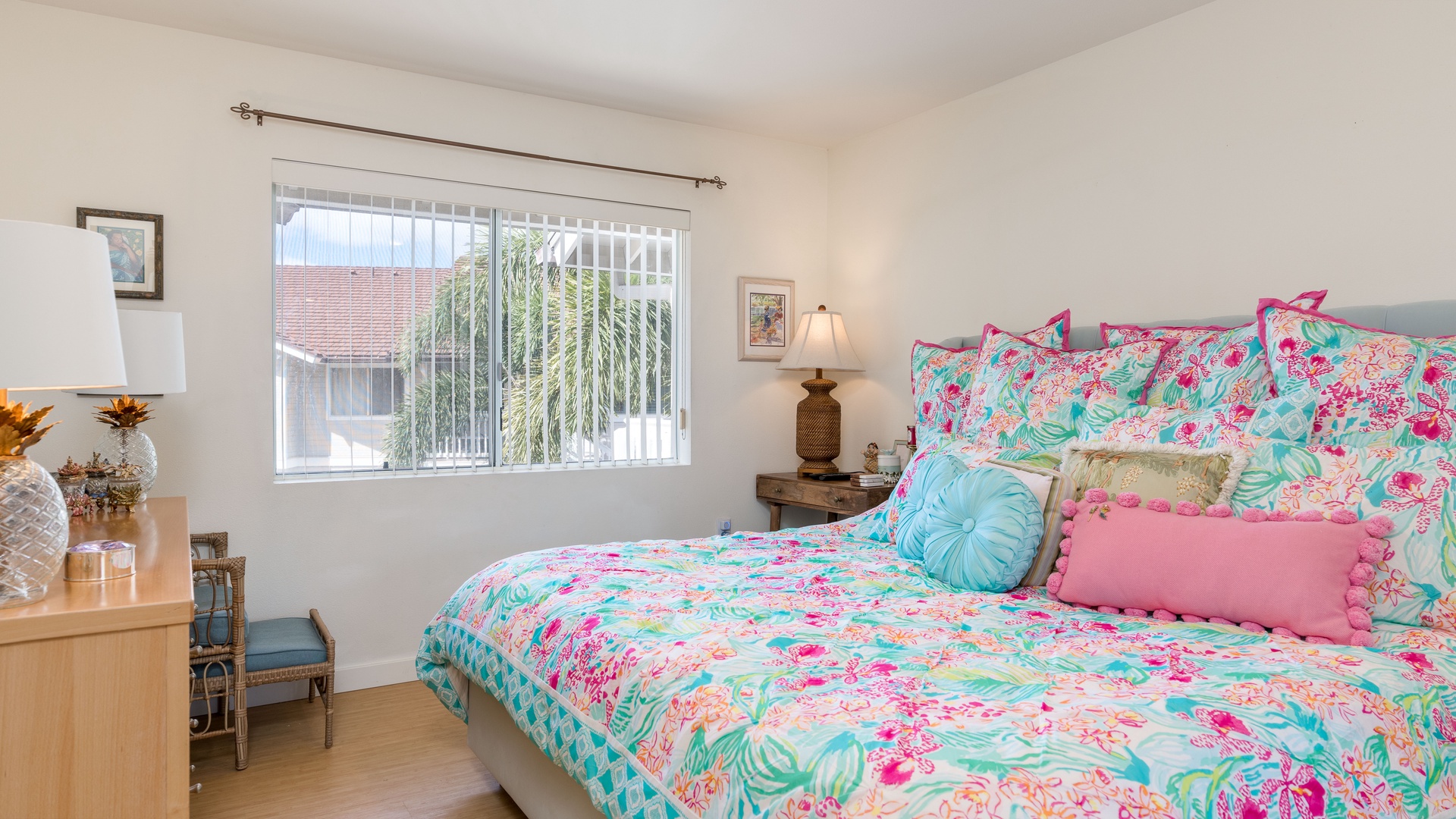 Kapolei Vacation Rentals, Fairways at Ko Olina 4A - The primary guest bedroom is comfortable and spacious for a restful slumber.