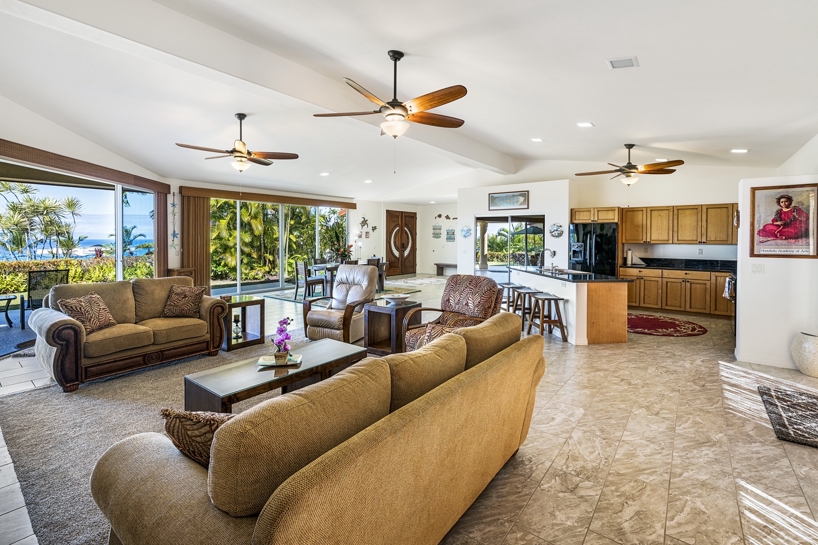 Kailua Kona Vacation Rentals, Maile Hale - Ceiling fans and Air conditioning throughout