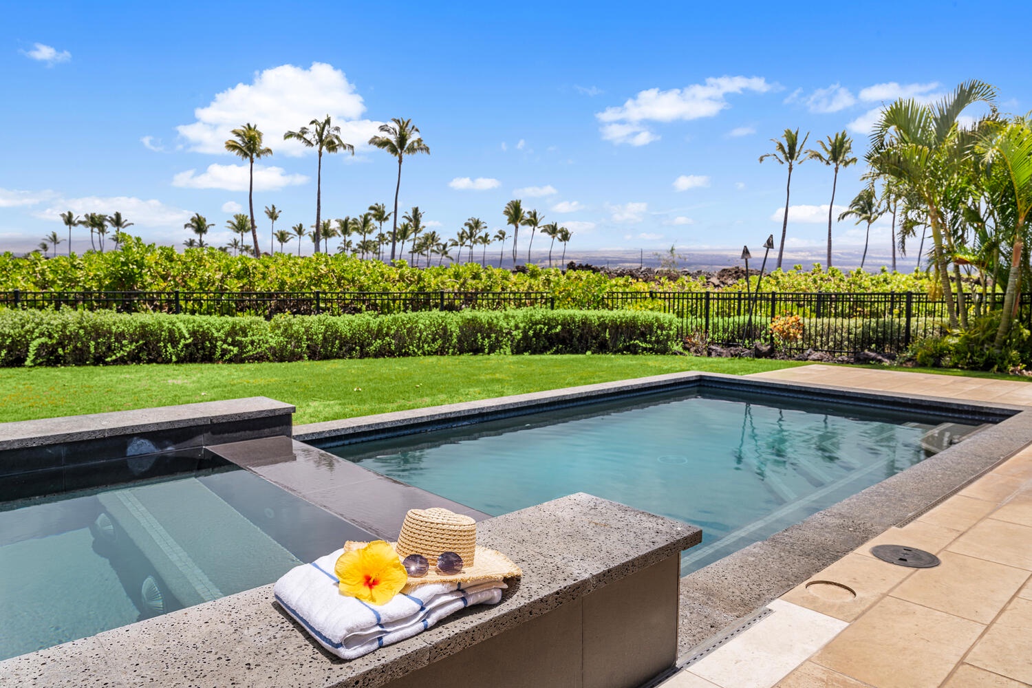 Kamuela Vacation Rentals, Laule'a Ohana Retreat - Enjoy poolside drinks and mountain views from your private resort-style retreat at Laule'a #13.