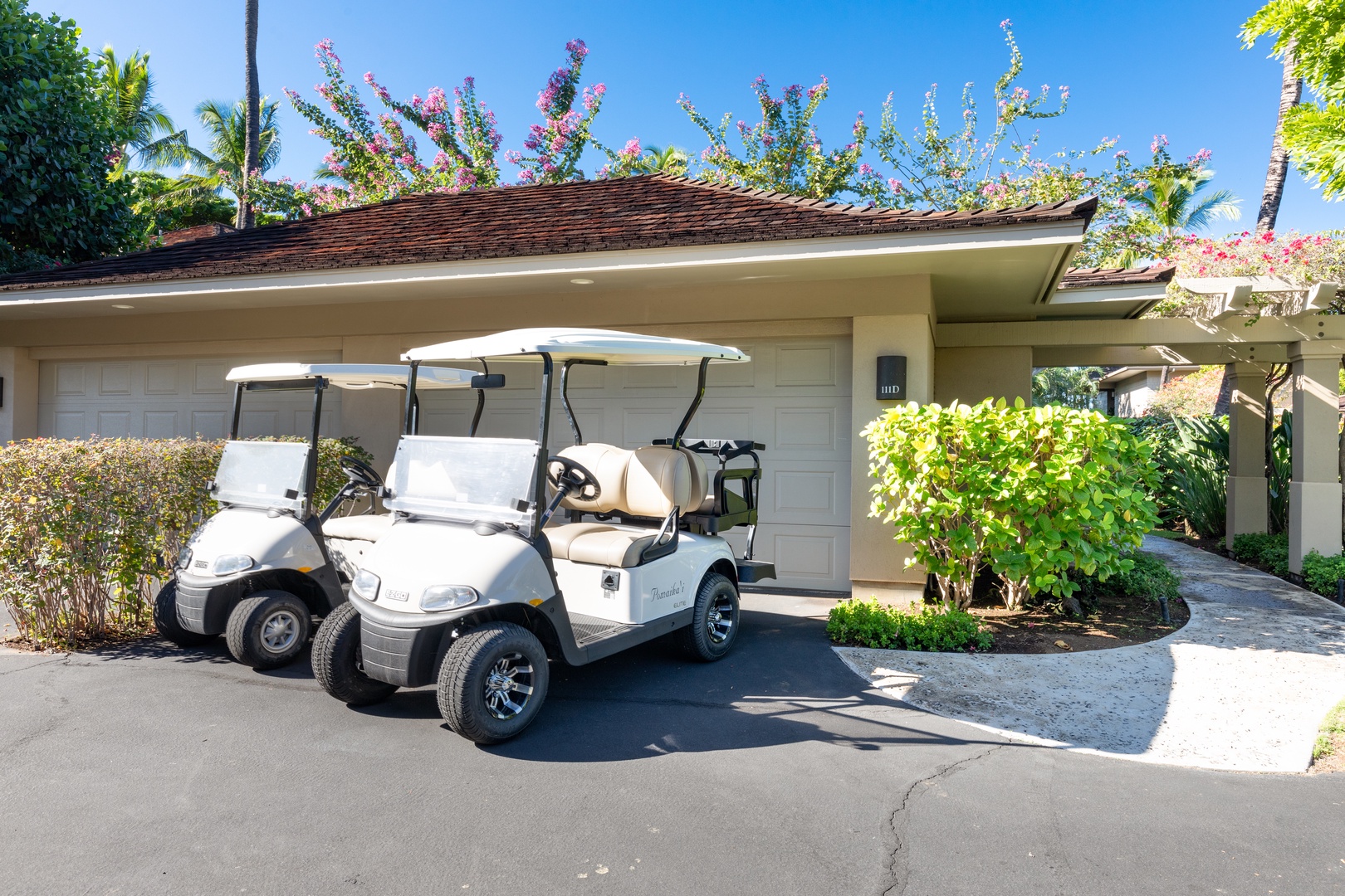 Kailua Kona Vacation Rentals, 3BD Waiulu Villa 111D at Hualalai Resort - Two golf carts come with this property.