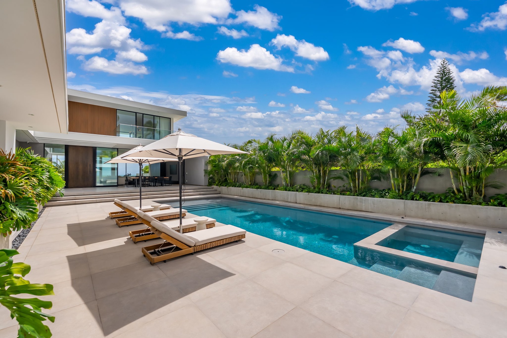 Kailua Vacation Rentals, Kailua Beach Escape - From morning sunshine to evening swims, the pool terrace invites you to linger longer.
