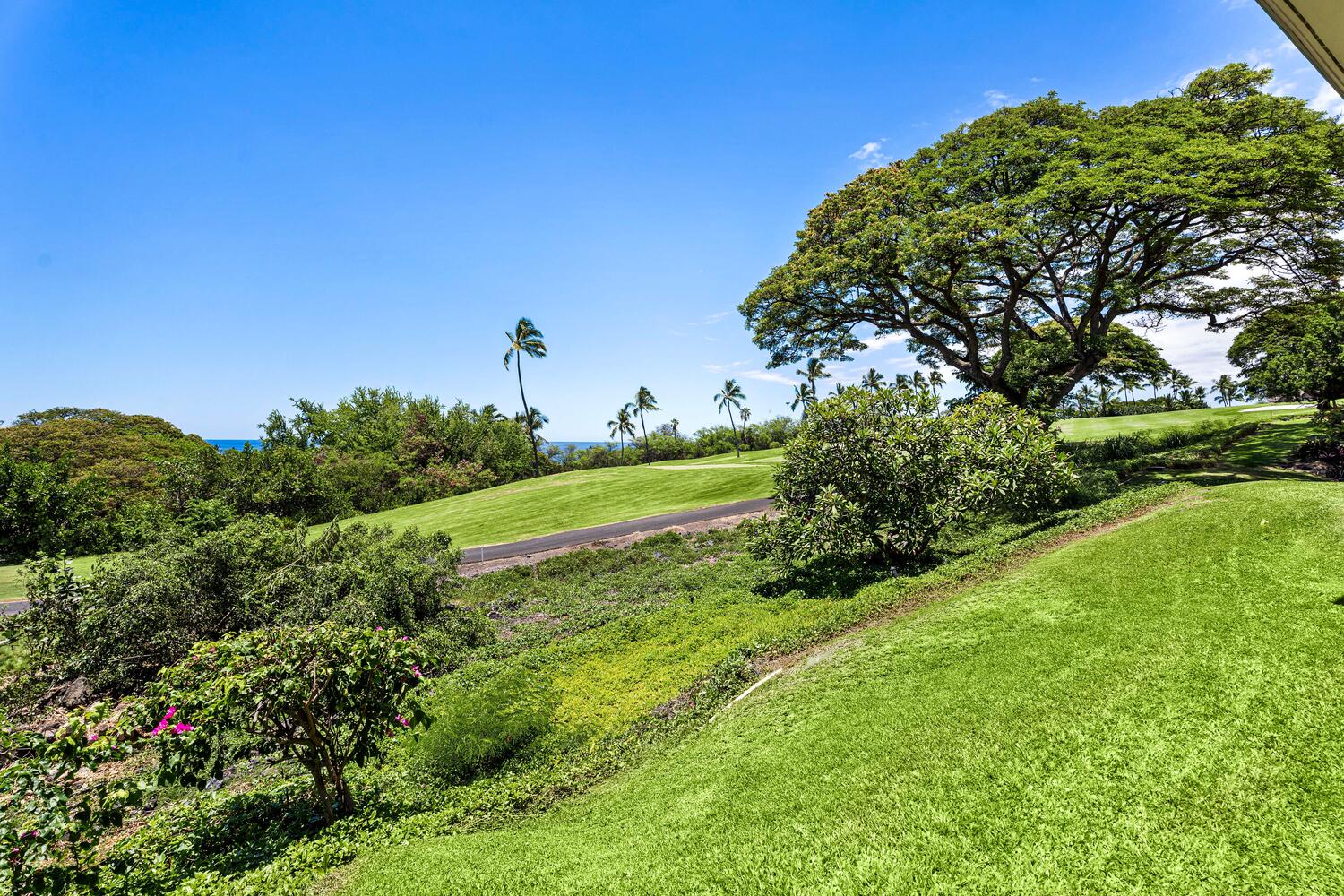 Kailua Kona Vacation Rentals, Keauhou Akahi 302 - Golf course front views from the property.