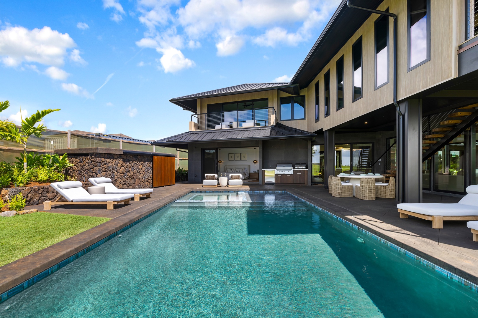 Koloa Vacation Rentals, Hale o ka Nene - Swim, sunbathe, or simply savor the serenity of your own resort-style pool courtyard.