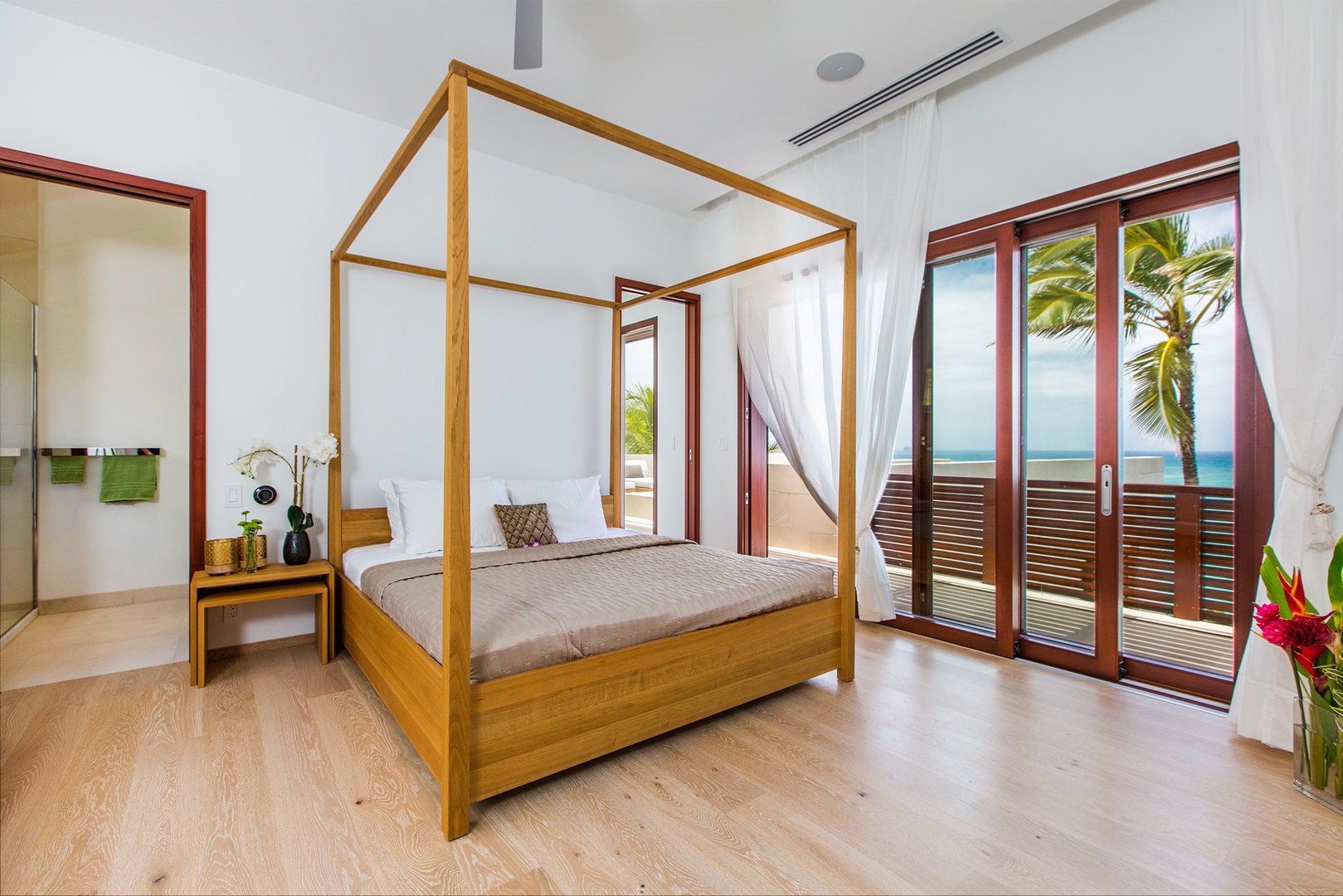 Kailua Vacation Rentals, Lanikai Hillside Estate - Upstairs guest bedroom 4 with ocean views