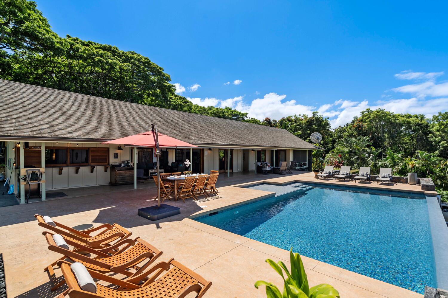 Kailua-Kona Vacation Rentals, Hale Joli - Lounge by the pool or take a refreshing swim.