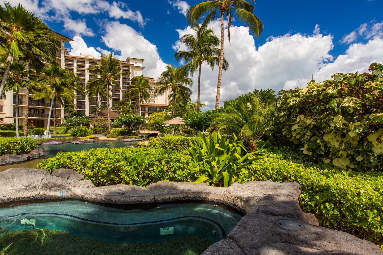 Kapolei Vacation Rentals, Ko Olina Beach Villa B604 - Relax at the Ko Olina luxurious spa pool.