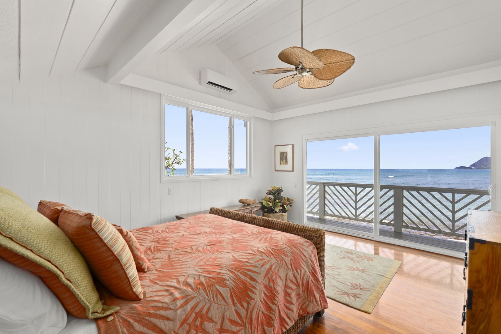 Waianae Vacation Rentals, Ma'ili Blue Estate - Wake up to stunning ocean views from your primary bedroom where tropical breezes and endless blue horizons create the perfect coastal retreat.