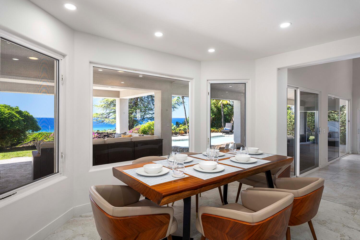 Kailua Kona Vacation Rentals, Ho'okipa Hale - Open concept floorplan bringing everyone together in a bright and inviting setting.