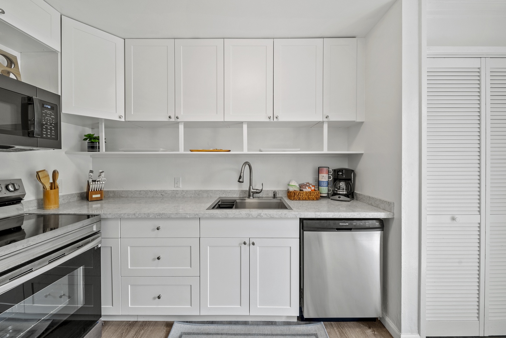 Kahuku Vacation Rentals, Kuilima Estates West #85 - All the essentials in the kitchen.