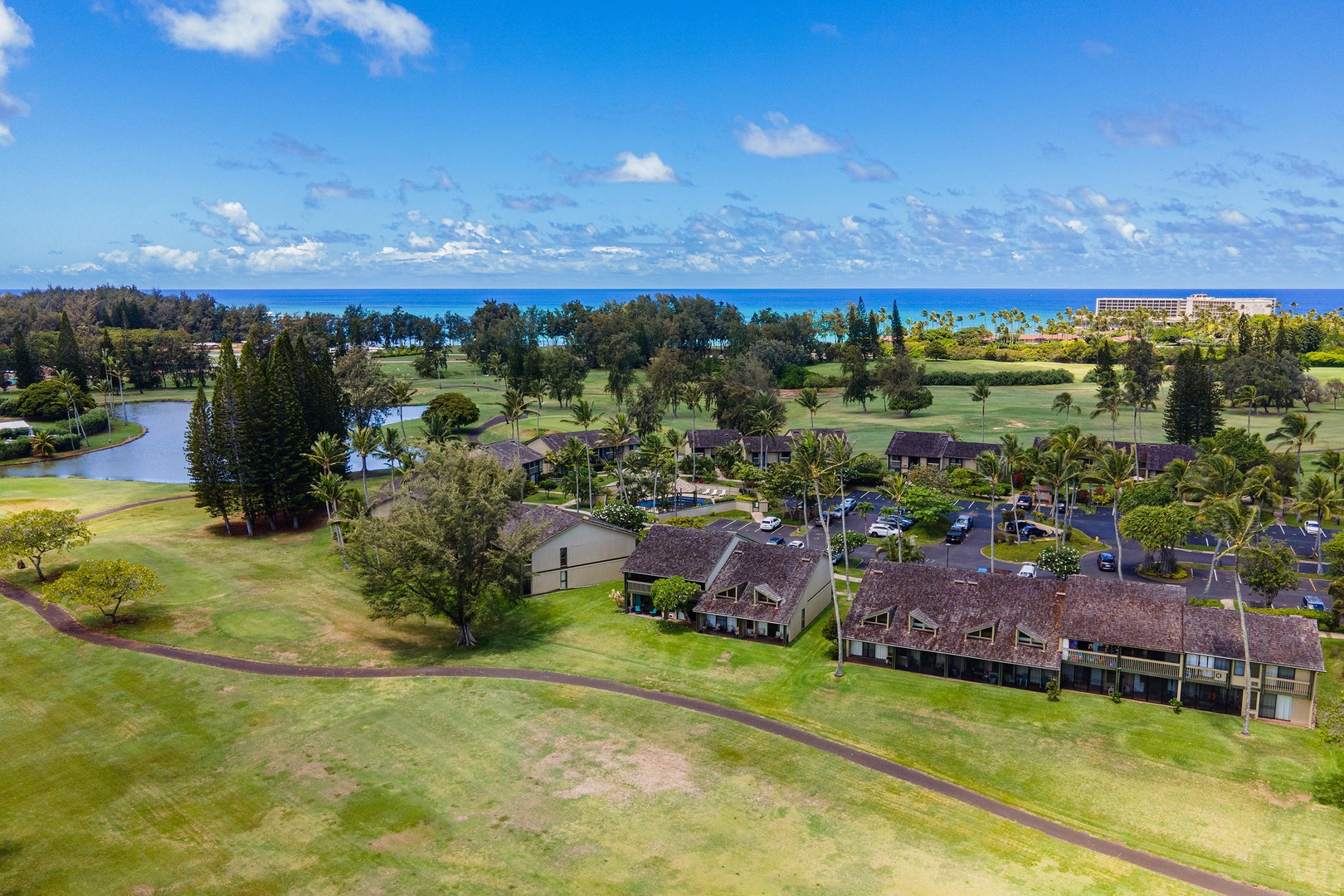 Kahuku Vacation Rentals, Turtle Bay's Kuilima Estates West #104 - Peekaboo ocean views