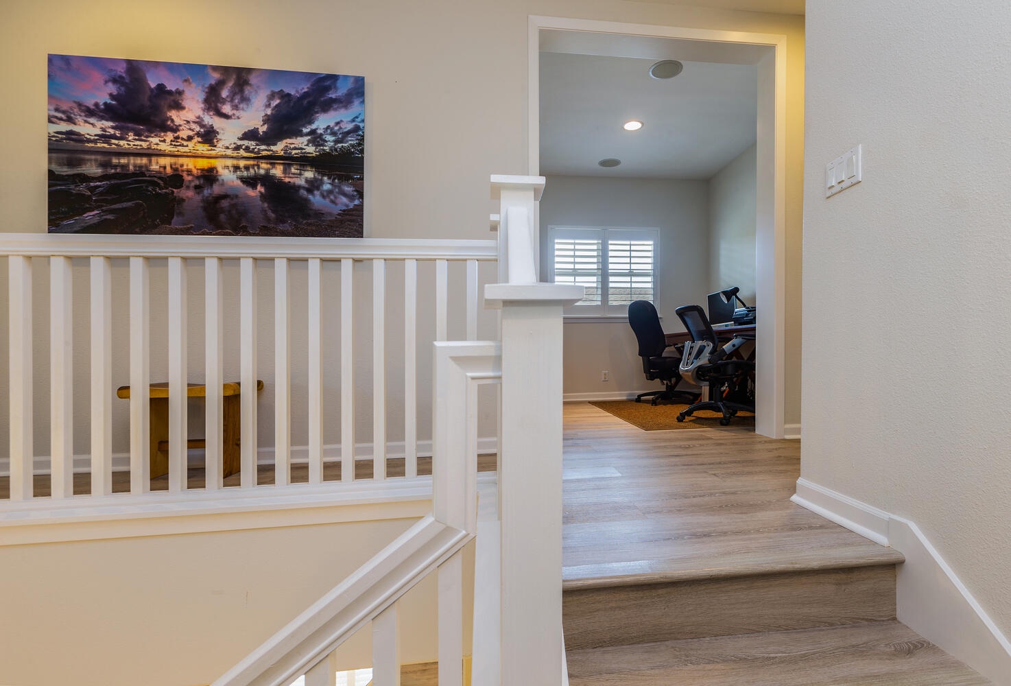 Princeville Vacation Rentals, Leilani Villa - Stairs leading upstairs