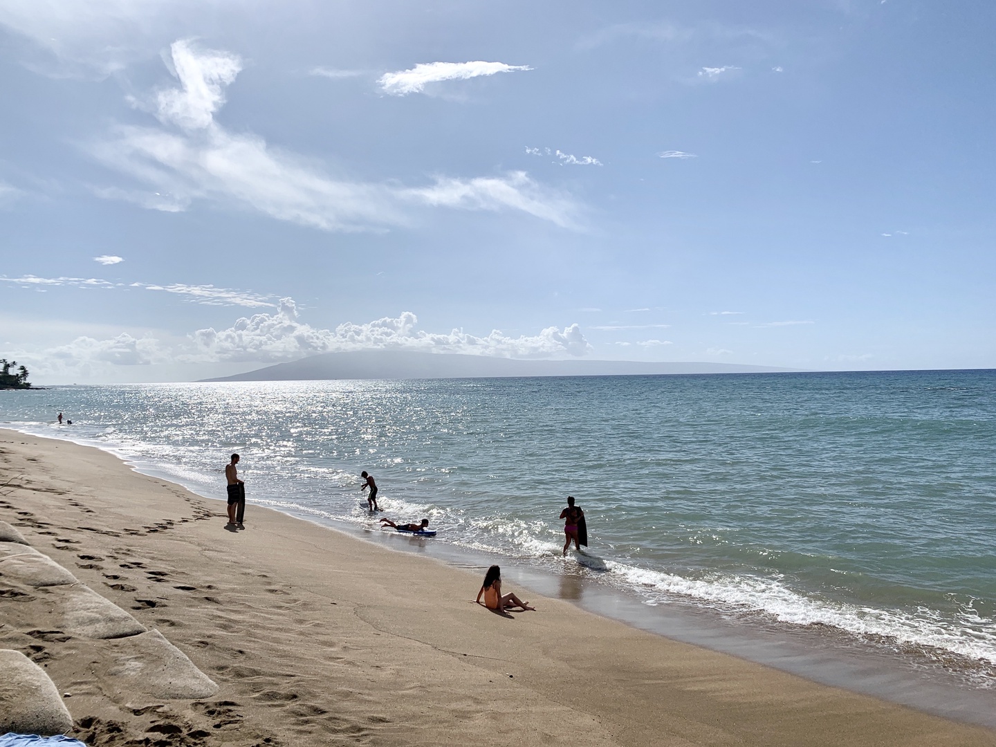 Lahaina Vacation Rentals, Royal Kahana 1010 - A serene day on the beach, perfect for a refreshing swim or a relaxing stroll along the shore.