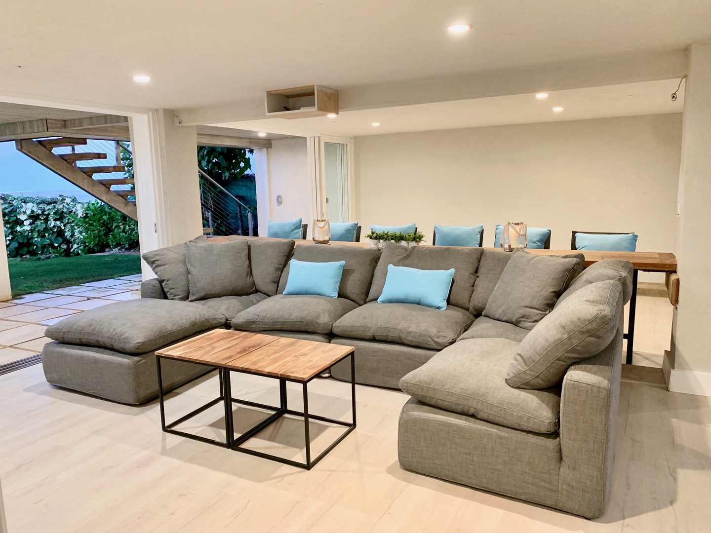 Waialua Vacation Rentals, Sea of Glass* - Downstairs Media Lounge