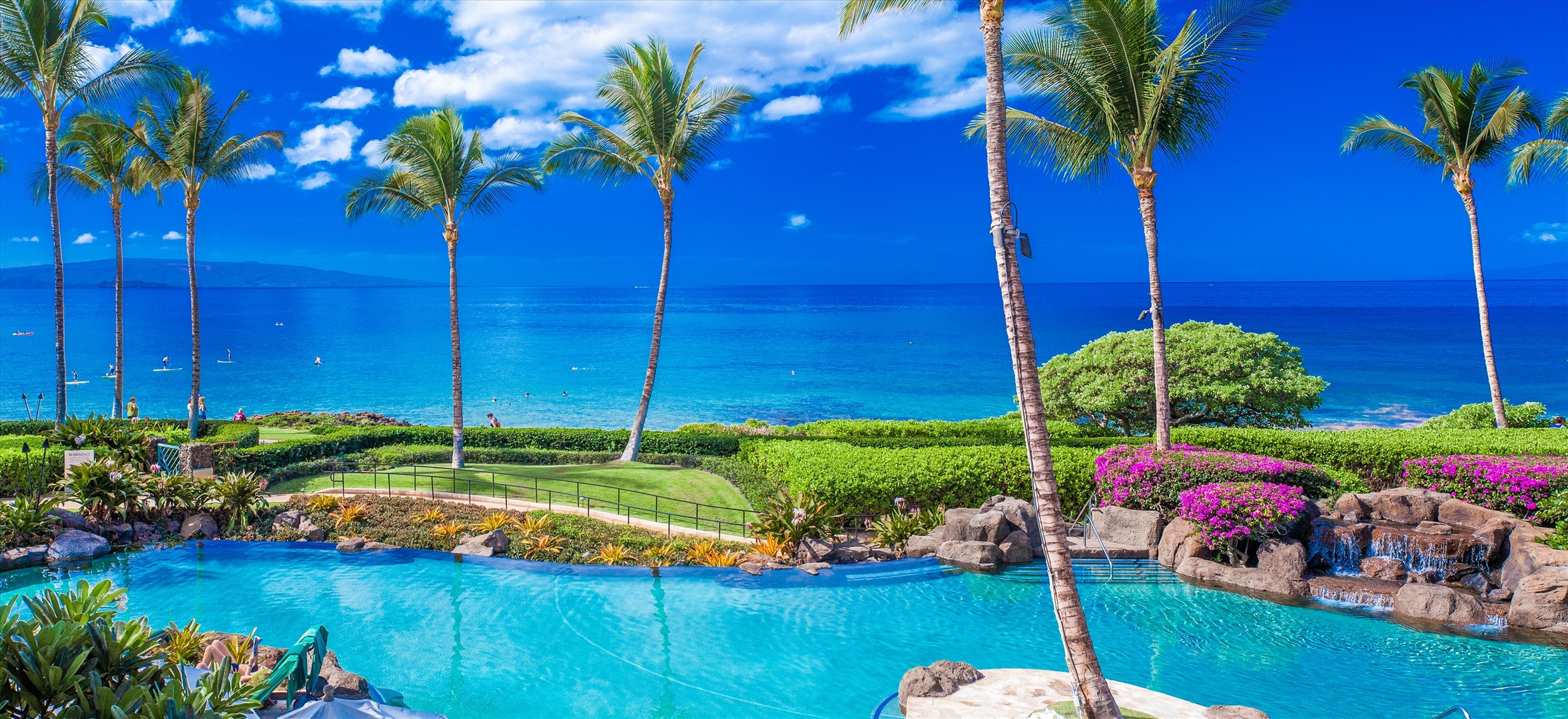 Wailea Vacation Rentals, Blue Ocean Suite H401 at Wailea Beach Villas* - Relax and Cool Off at the Oceanside Adult Only Pool and Jacuzzi Hot Tub