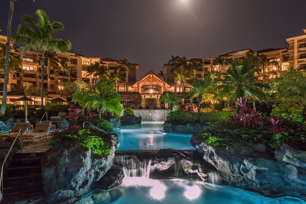 Kapalua Vacation Rentals, Ocean Dreams Premier Ocean Grand Residence 2203 at Montage Kapalua Bay* - Experience Enchanting Evening Ambiance within Montage Kapalua Bay