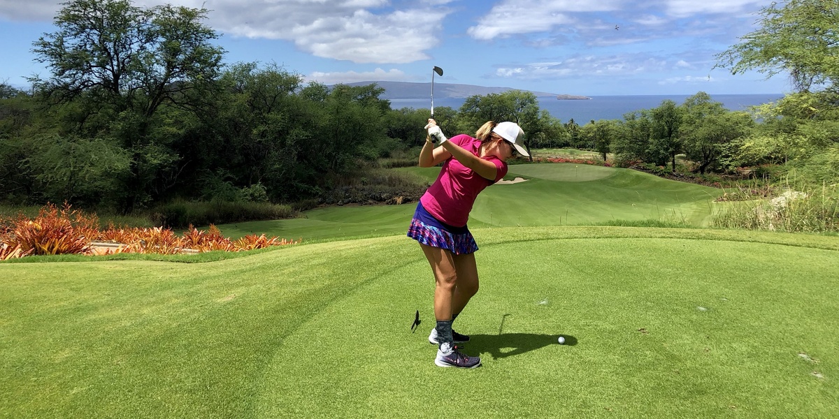 Wailea Vacation Rentals, Wailea Luxury Residence Hoolei 93-3 - Perfect your swing with ocean views on our golf course.