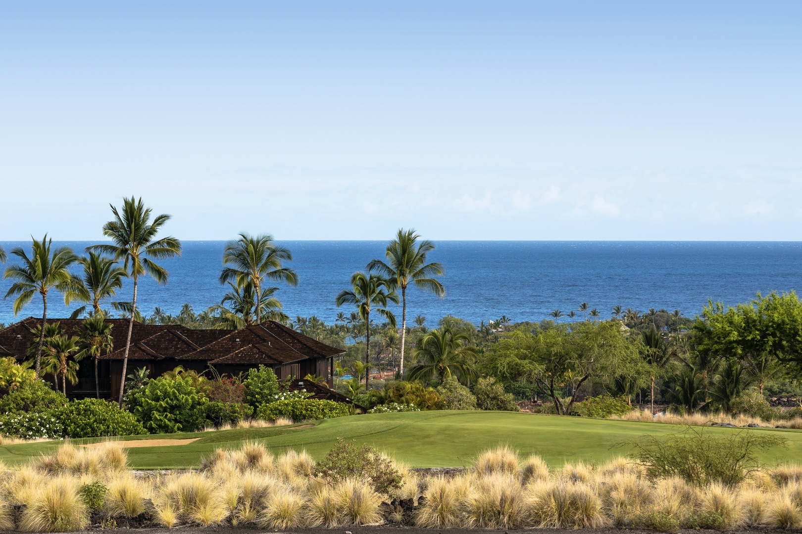 Kailua Kona Vacation Rentals, 4BD Kulanakauhale Estate (3558) at Hualalai Resort - View from primary deck.