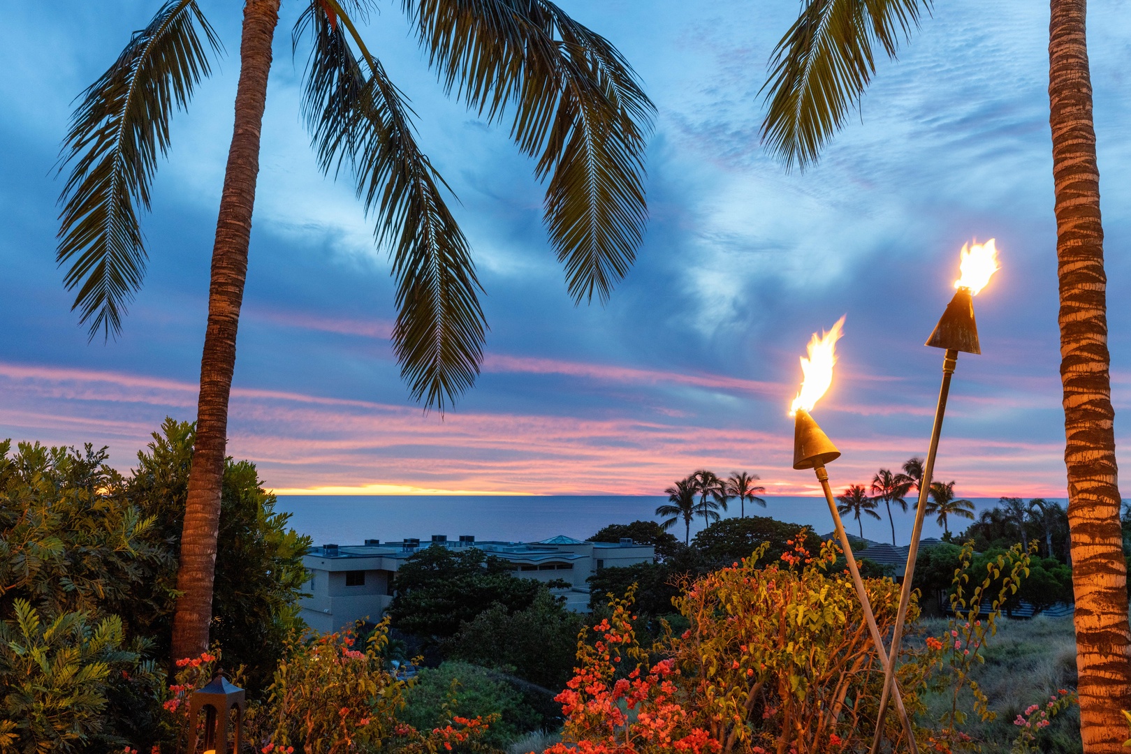 Kamuela Vacation Rentals, Mauna Kea Resort Bluffs 22 - The Beach House - Vibrant sunsets paint the sky, making every evening unforgettable.