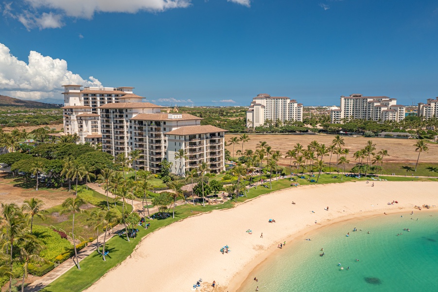 Kapolei Vacation Rentals, Ko Olina Kai 1059F - Soak in panoramic views of Ko Olina’s pristine lagoons, world-class resorts, and scenic walking paths from above.        Ask ChatGPT