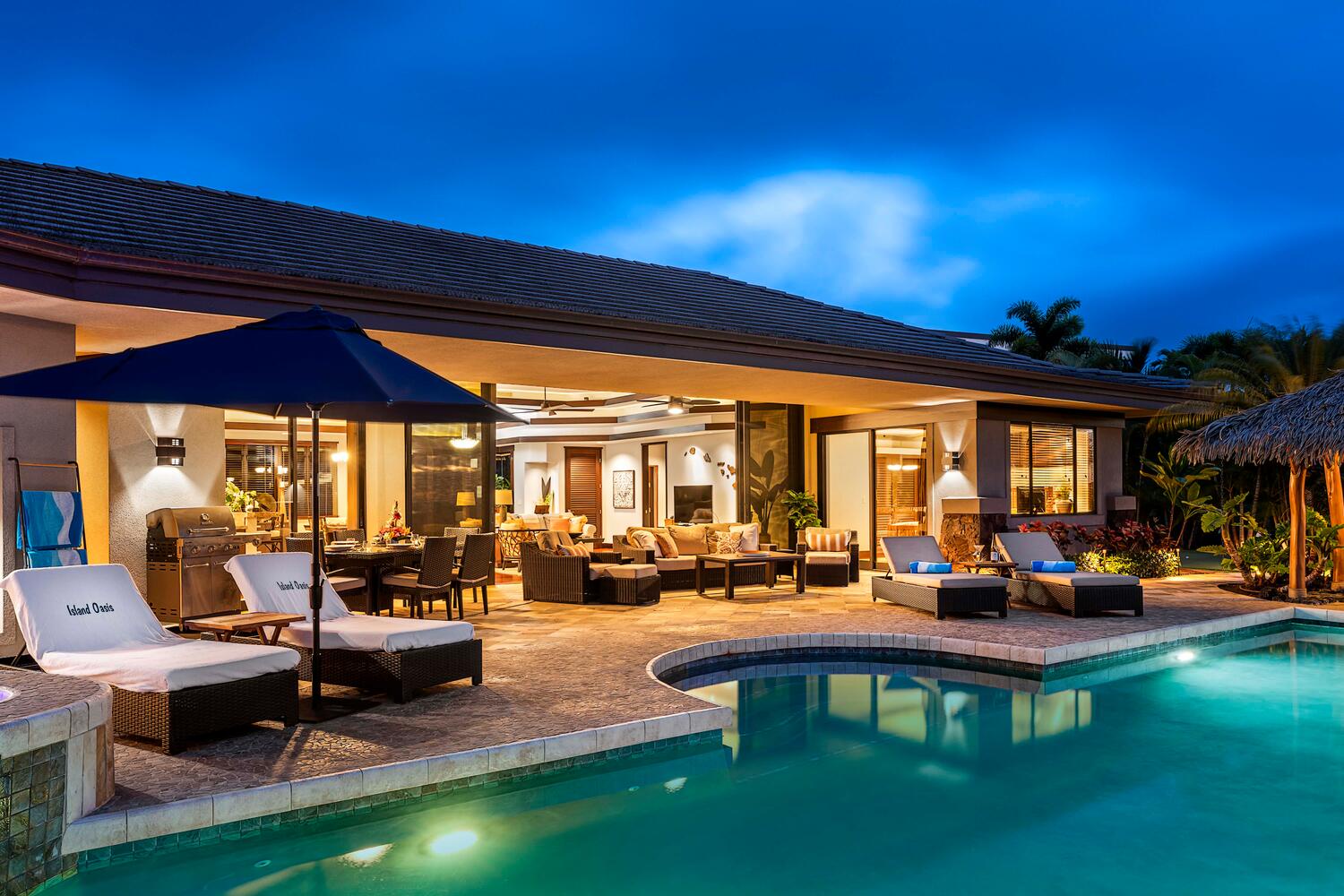 Kailua Kona Vacation Rentals, Island Oasis - Twilight at the Island Oasis