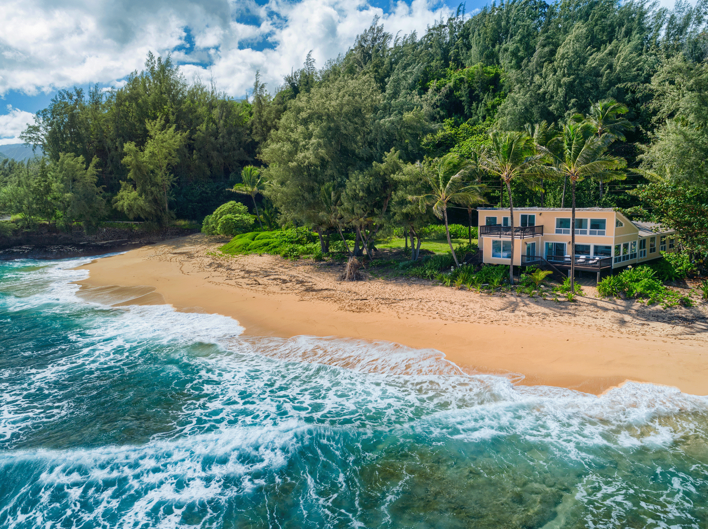 Hanalei Vacation Rentals, Haena Beach House TVNC#1258 - Secluded location.