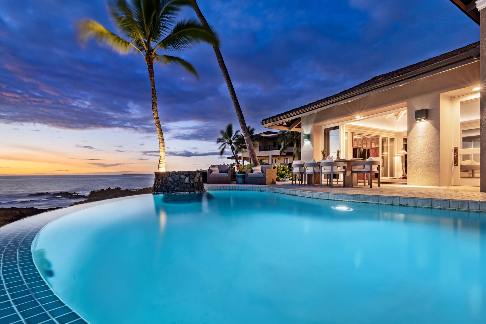 Kailua Kona Vacation Rentals, Ali'i Point #9 - Ocean infinty pools and coco palms remind you why you came to paradise