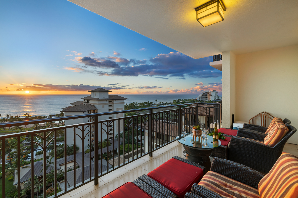 Kapolei Vacation Rentals, Ko Olina Beach Villas O1404 - Incredible views from the lanai