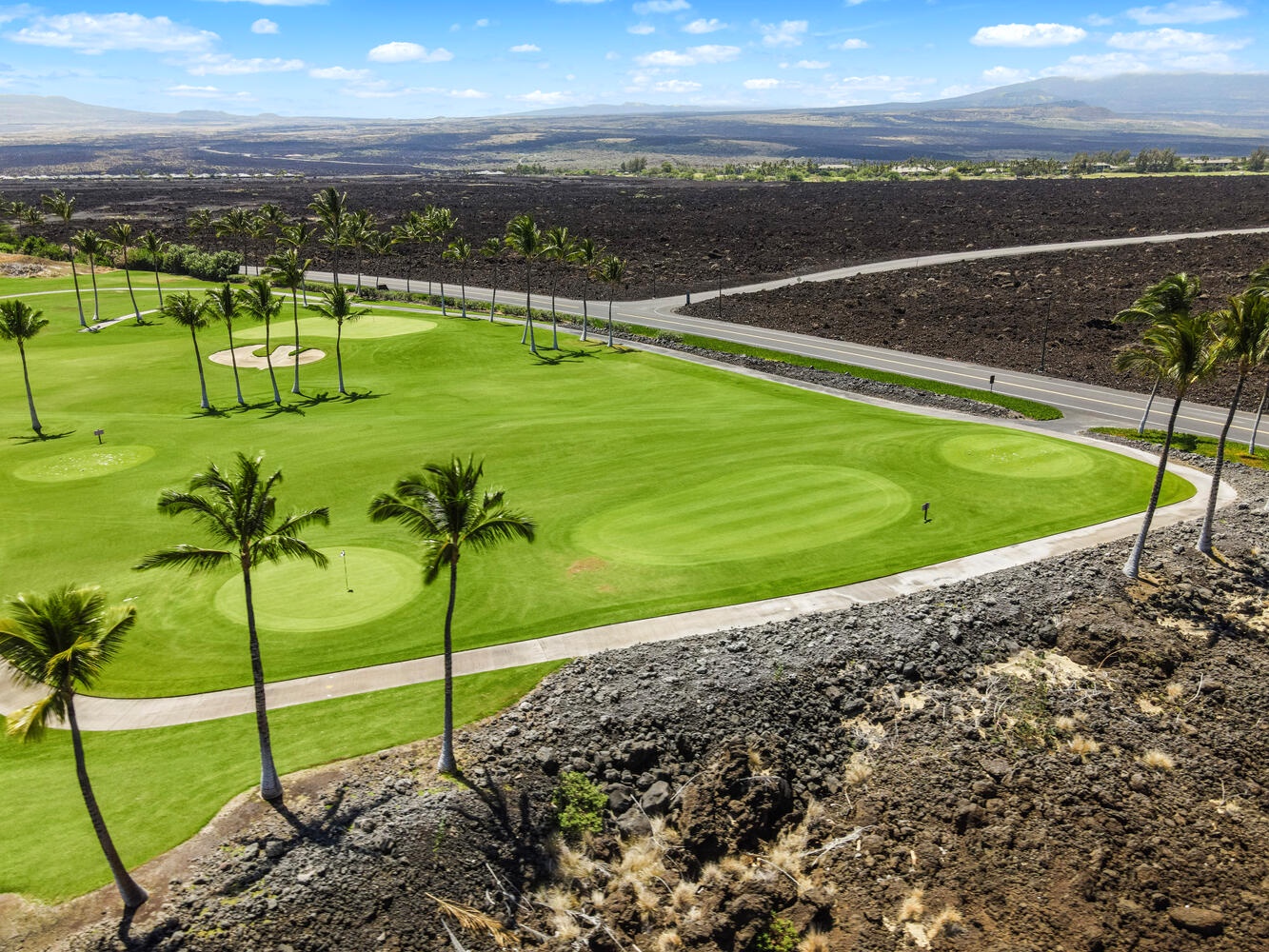 Kamuela Vacation Rentals, Laule'a Ohana Retreat - Panoramic views of Mauna Lani's championship golf course just steps away at Laule'a #14.