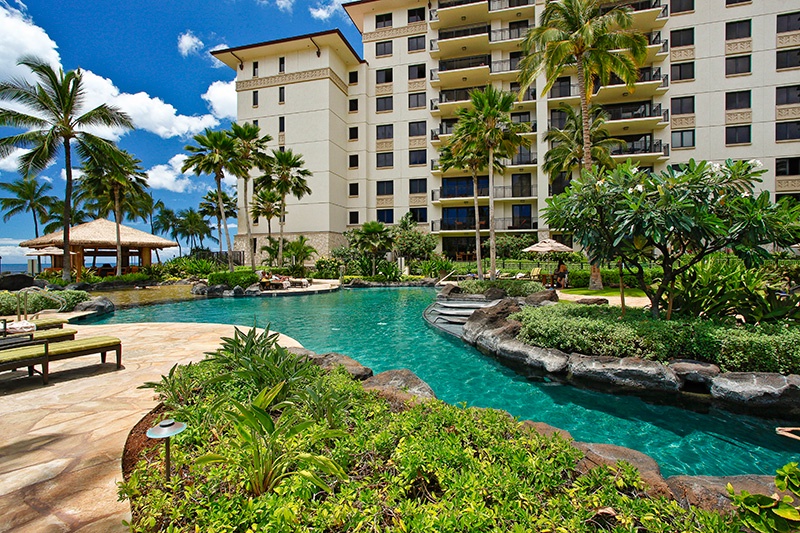 Kapolei Vacation Rentals, Ko Olina Beach Villas B103 - The beautiful "Lagoon Pool" at the Beach Villas.