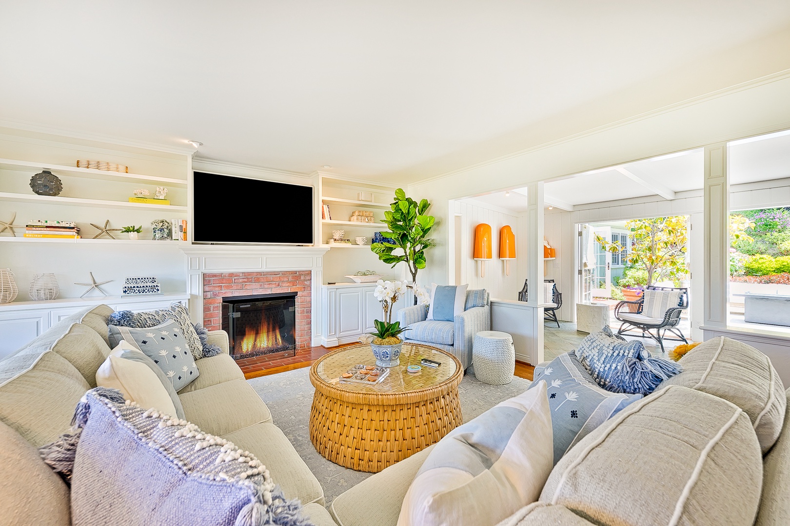 La Jolla Vacation Rentals, Roseland Retreat in La Jolla Shores - Living room