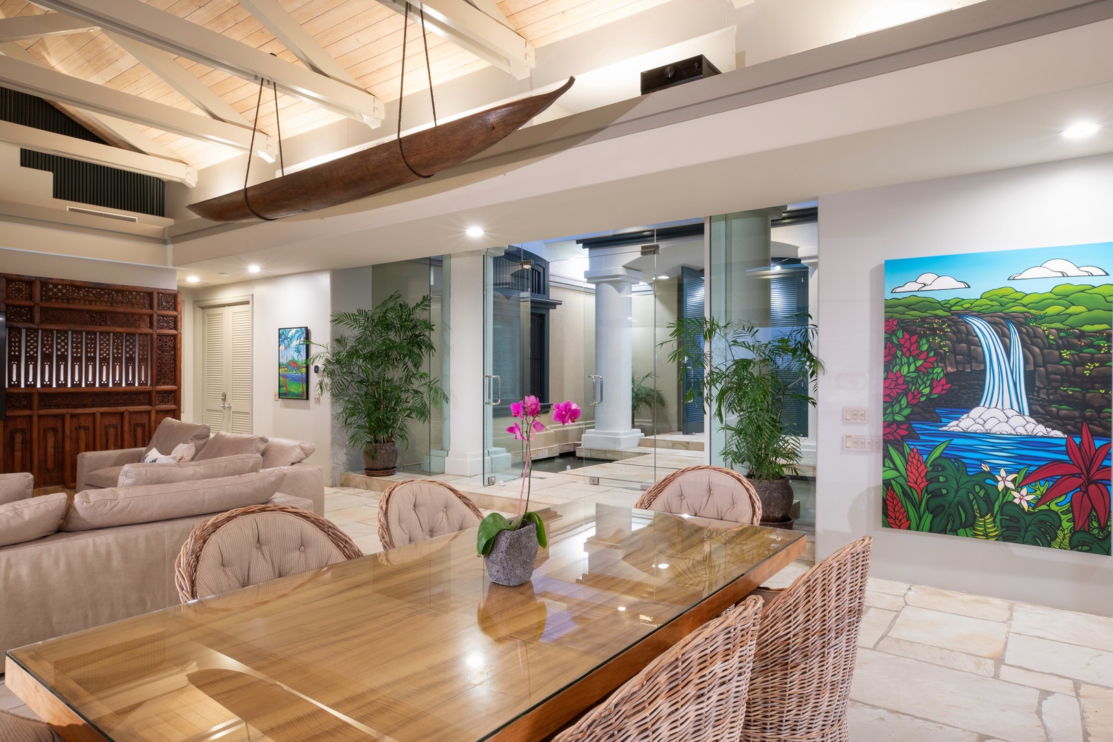 Kamuela Vacation Rentals, Canoe House at Champion Ridge - Share stories and laughter in a space designed for connection.