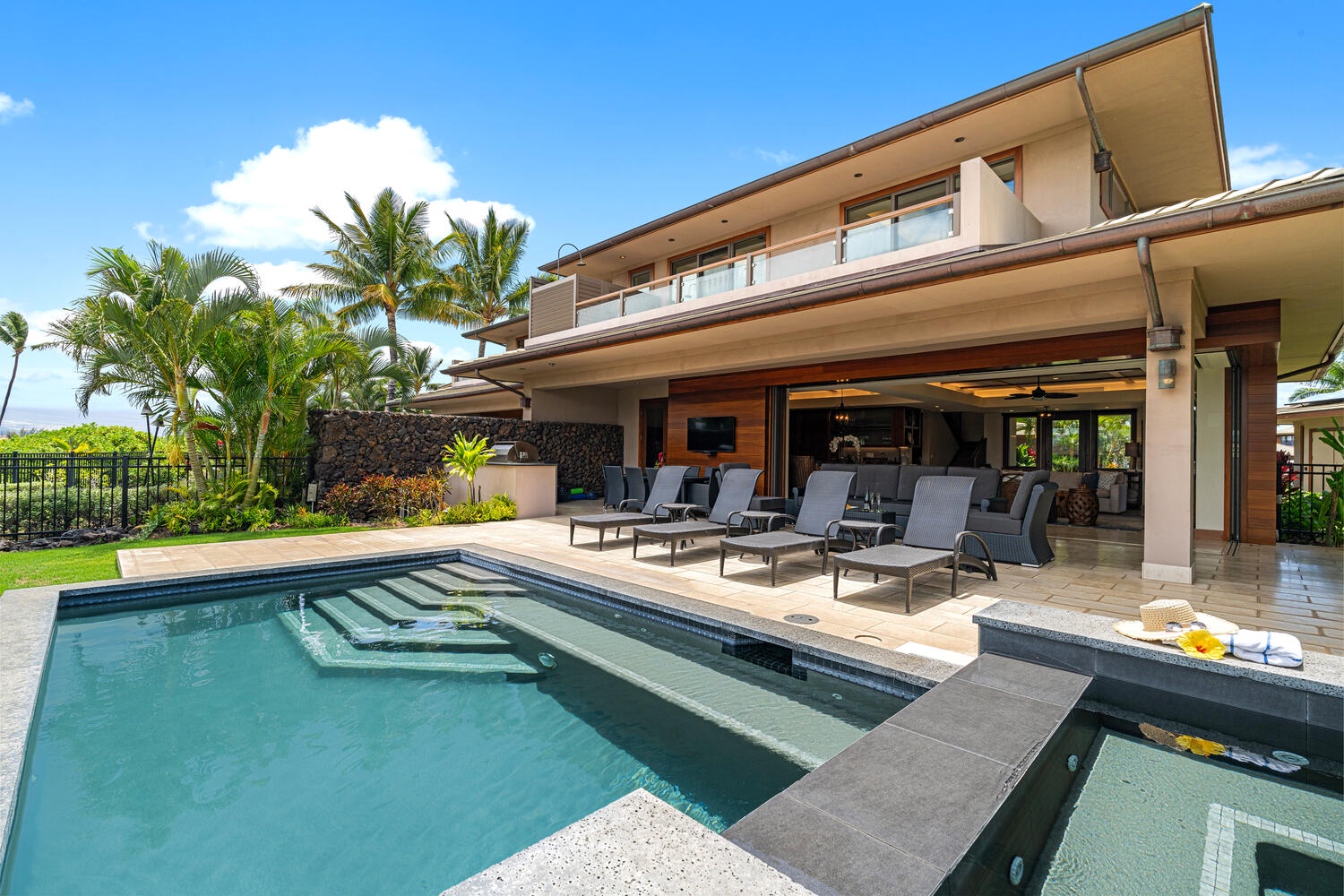 Kamuela Vacation Rentals, Laule'a Ohana Retreat - Spend your days soaking up the sun with a backdrop of Mauna Kea and swaying palms at Laule'a #13.