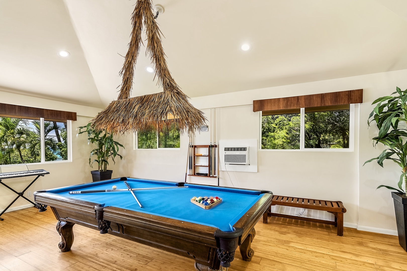 Kailua Kona Vacation Rentals, Lymans Bay Hale - Play a game of pool on the competition size table