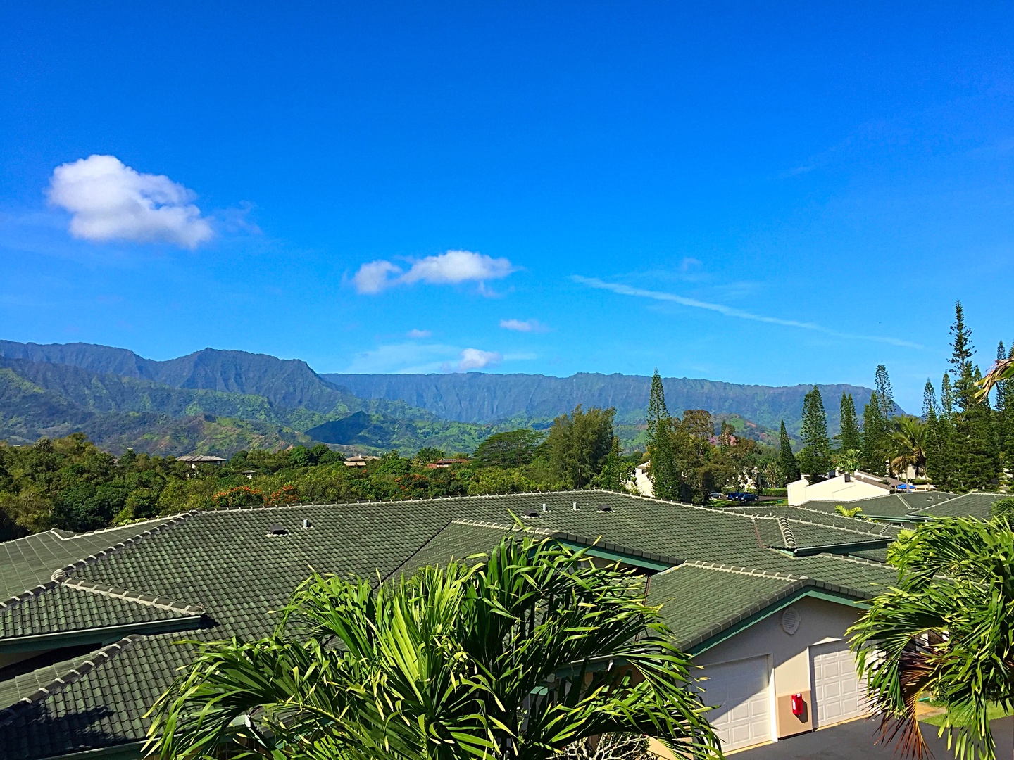Princeville Vacation Rentals, Nohea Villa - More mountain views.