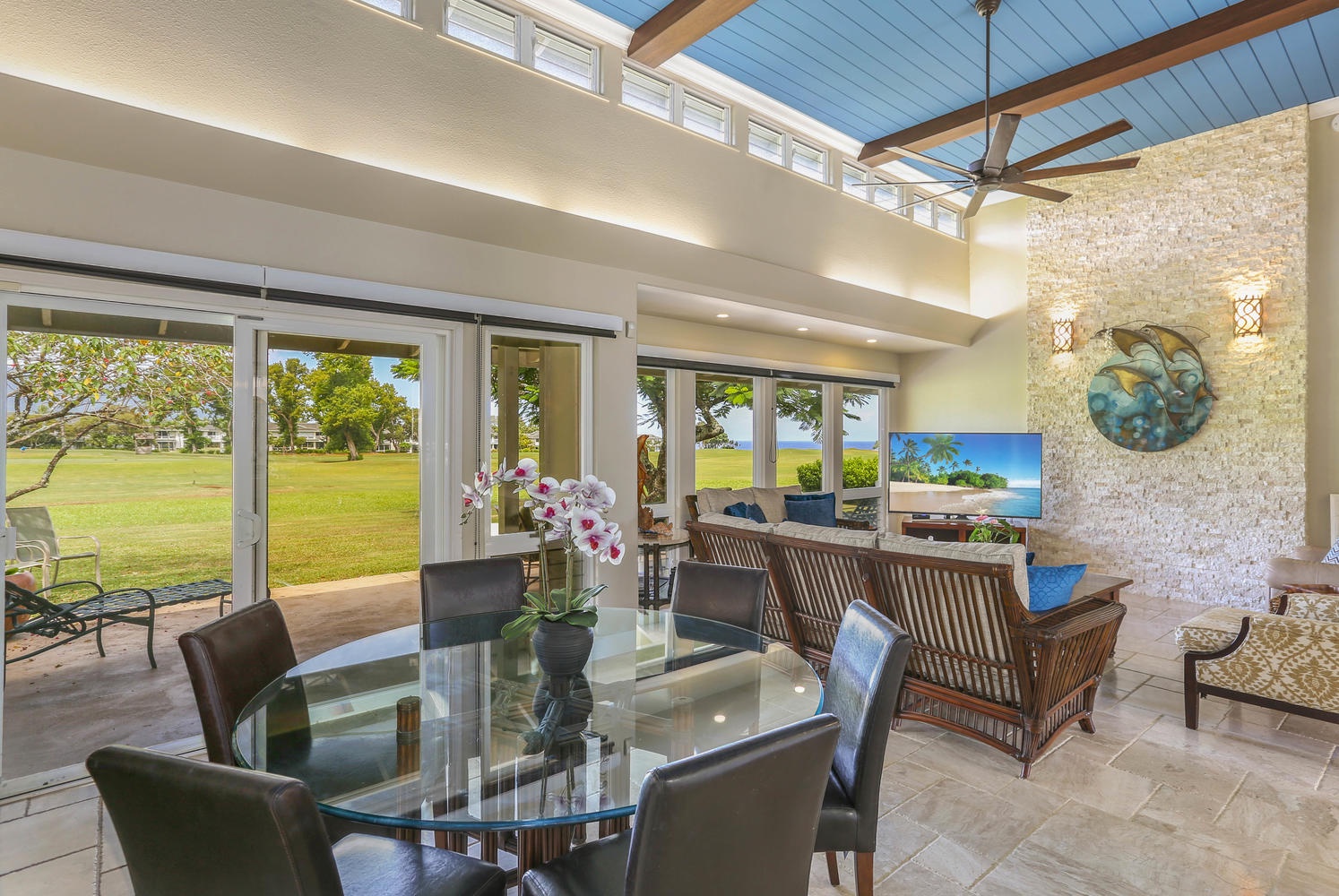 Princeville Vacation Rentals, Half Moon Hana - Expansive windows and views