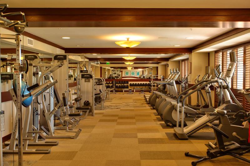 Kapolei Vacation Rentals, Ko Olina Beach Villas B102 - The fitness center with many different workout machines.