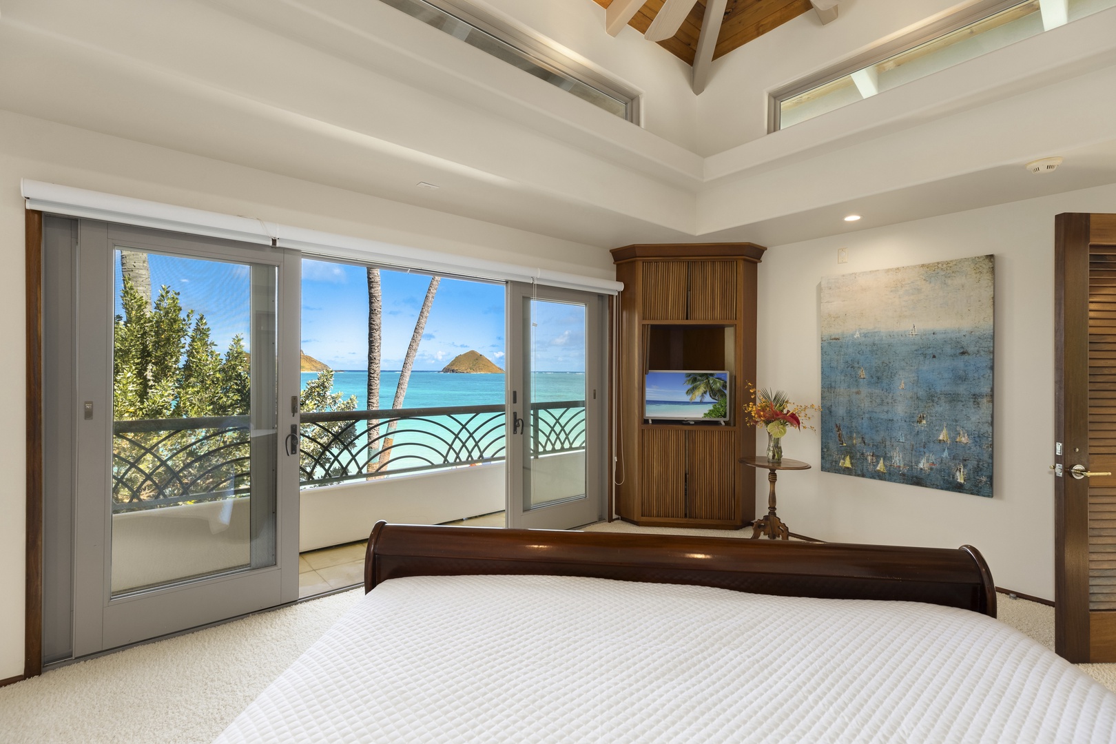 Kailua Vacation Rentals, Mokulua Sunrise - Wake up to this view in the Primary Suite