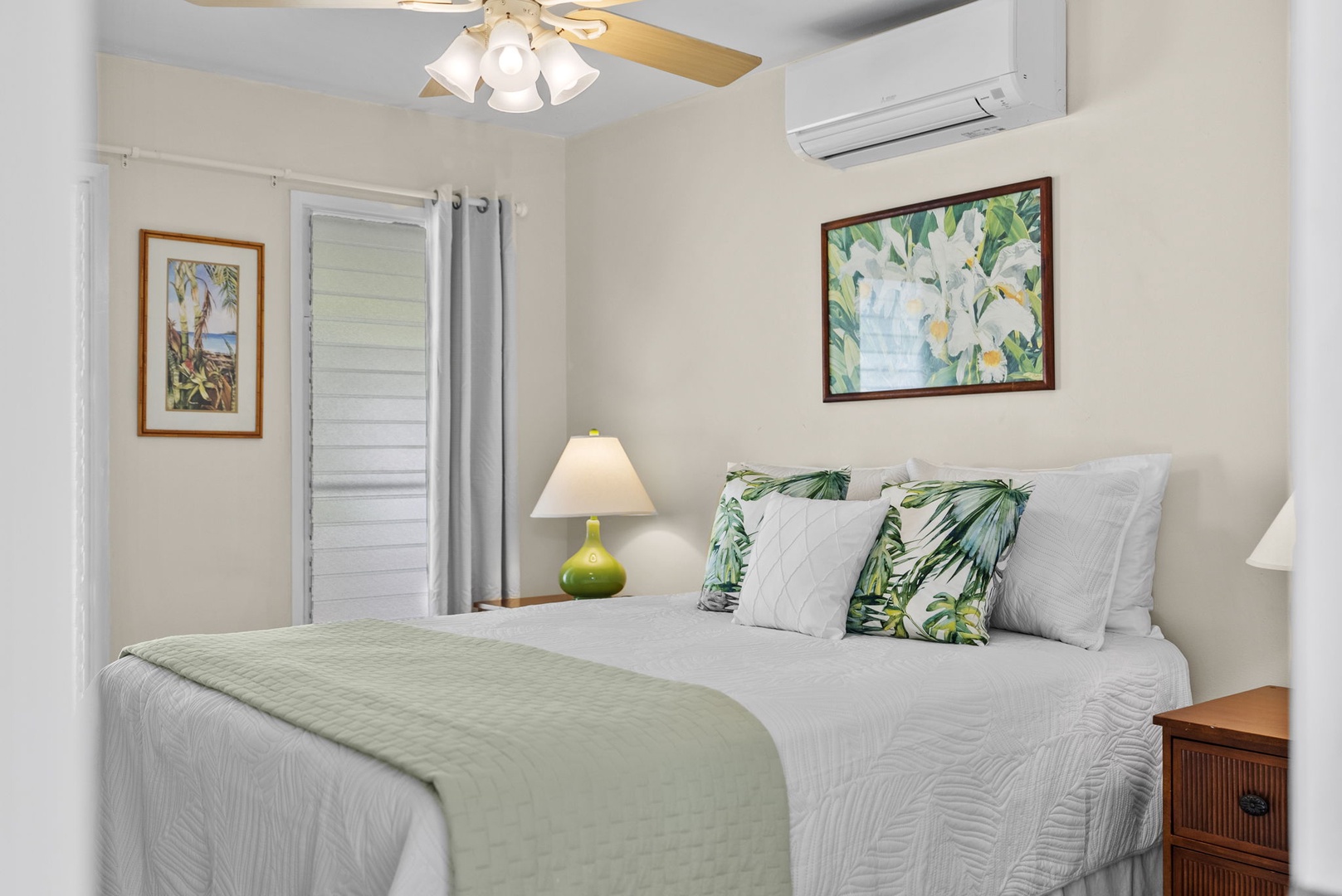 Kailua Vacation Rentals, Hale Aloha - Second guest suite exuding warmth and comfort, complete with a split type AC and top-quality linens for a peaceful slumber.