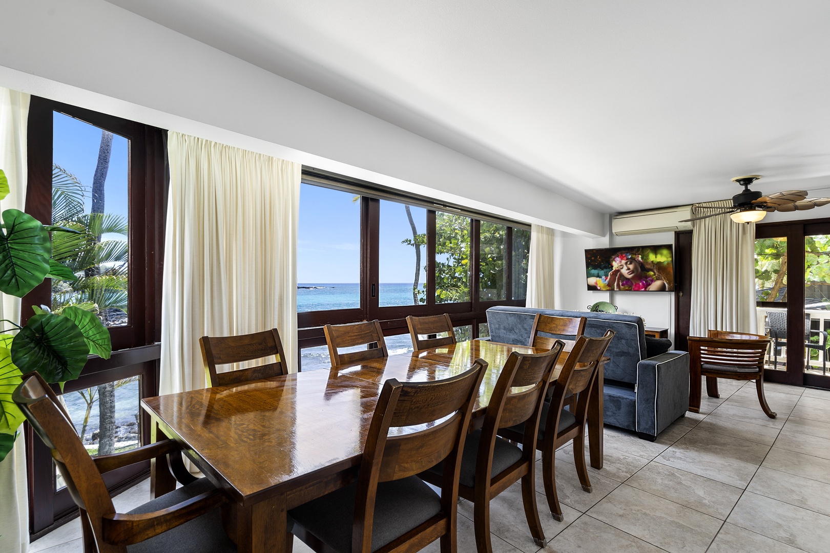 Kailua Kona Vacation Rentals, Kona's Shangri La - Indoor dining for 8!